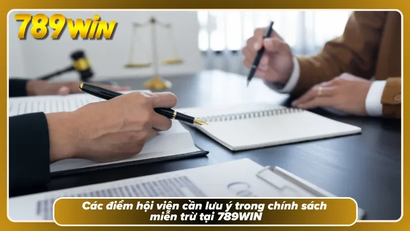Miễn trừ trách nhiệm 789WIN với điều hội viên cần chú ý