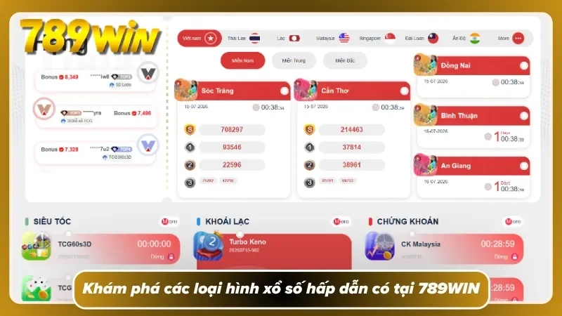 Các loại hình đa dạng được cập nhật liên tục theo từng khung giờ